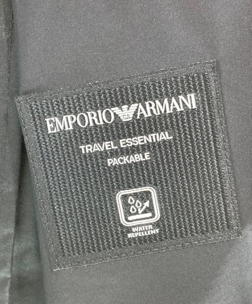EMPORIO ARMANI（エンポリオ アルマーニ）EMPORIO ARMANI (エンポリオ アルマーニ) パッカブルトラベルステンカラーコート ブラック サイズ:SIZE 50の古着・服飾アイテム