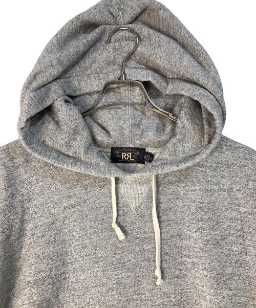 RRL（ダブルアールエル）RRL (ダブルアールエル) 霜降り両Vガゼットドローストリング パーカー グレー サイズ:XLの古着・服飾アイテム