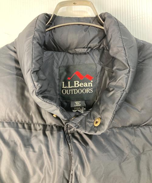 L.L.Bean（エルエルビーン）L.L.Bean (エルエルビーン) パッカブルダウンベスト ブラック サイズ:Lの古着・服飾アイテム