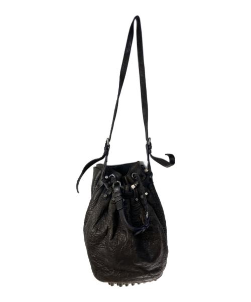 ALEXANDER WANG（アレキサンダー・ワン）ALEXANDER WANG (アレキサンダー・ワン) Diego スタッズバケットバッグ ブラウンの古着・服飾アイテム