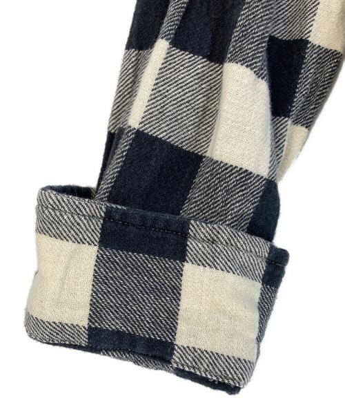 RRL（ダブルアールエル）RRL (ダブルアールエル) バッファローチェックネルシャツ ブラック×アイボリー サイズ:Lの古着・服飾アイテム