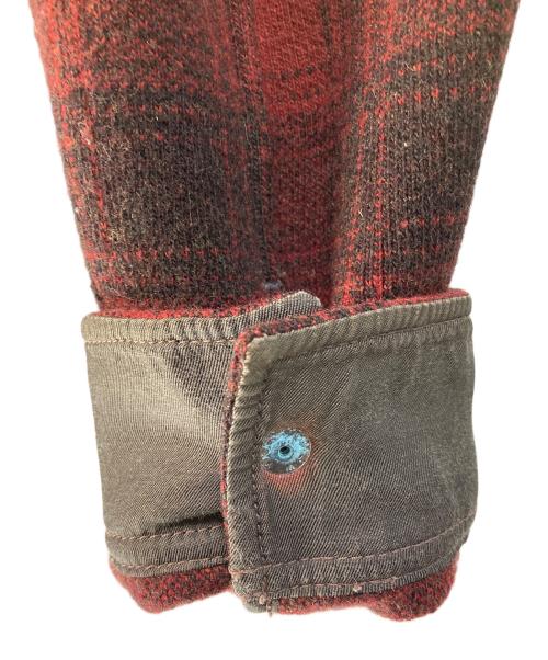 RRL（ダブルアールエル）RRL (ダブルアールエル) ウールマッキーノジャケット レッド サイズ:Lの古着・服飾アイテム