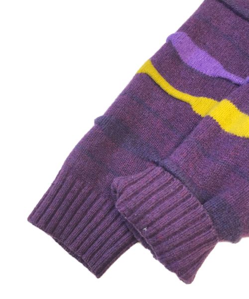 NAPAPIJRI（ナパピリ）NAPAPIJRI (ナパピリ) Martine rose (マーティン・ローズ) ニット パープル サイズ:Sの古着・服飾アイテム