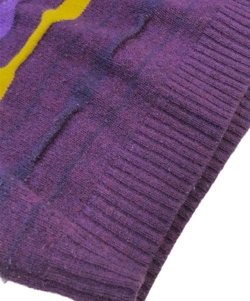 NAPAPIJRI（ナパピリ）NAPAPIJRI (ナパピリ) Martine rose (マーティン・ローズ) ニット パープル サイズ:Sの古着・服飾アイテム