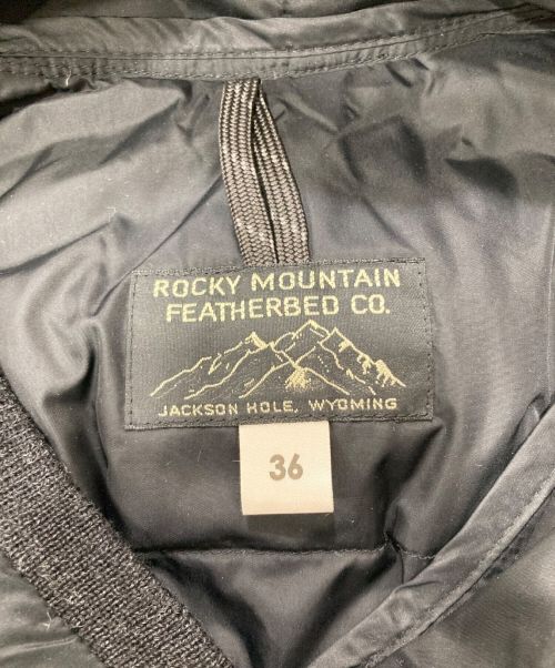RockyMountainFeatherBed（ロッキーマウンテンフェザーベッド）RockyMountainFeatherBed (ロッキーマウンテンフェザーベッド) AP PULLOVER HOODIE ブラック サイズ:S (36)の古着・服飾アイテム