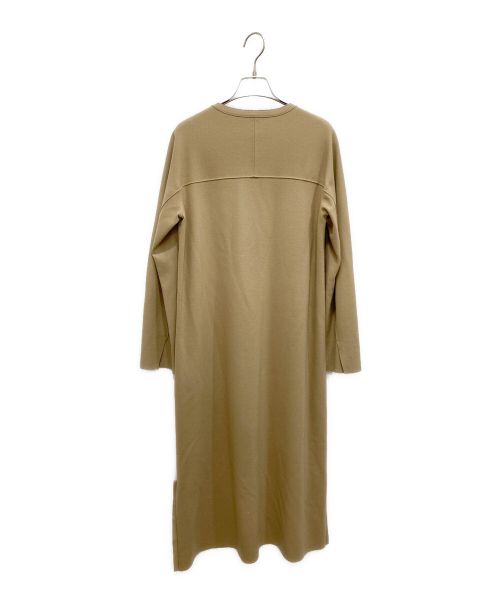PLAIN PEOPLE（プレインピープル）PLAIN PEOPLE (プレインピープル) ダブルフェイスウールワンピース ベージュ サイズ:3の古着・服飾アイテム
