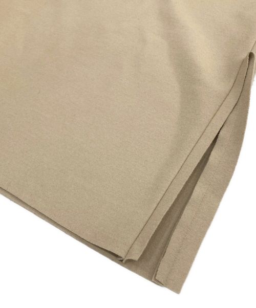 PLAIN PEOPLE（プレインピープル）PLAIN PEOPLE (プレインピープル) ダブルフェイスウールワンピース ベージュ サイズ:3の古着・服飾アイテム