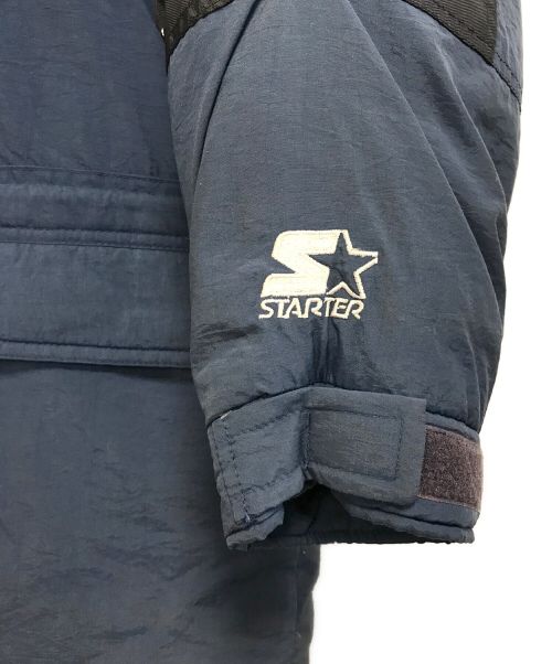 STARTER Diamond COLLECTION（スターターダイヤモンドコレクション）STARTER Diamond COLLECTION (スターターダイヤモンドコレクション) バック刺繍ダウンジャケット ネイビー サイズ:Mの古着・服飾アイテム