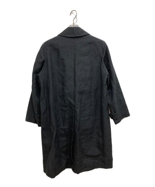 R&D.M.Co-OLDMAN'S TAILOR（オールドマンズテイラー）R&D.M.Co-OLDMAN'S TAILOR (オールドマンズテイラー) リネンステンカラーコート グレー サイズ:Sの古着・服飾アイテム