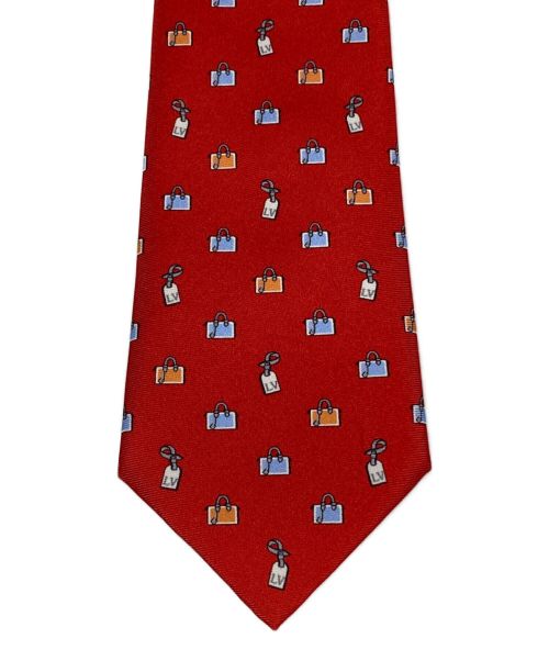 LOUIS VUITTON（ルイ ヴィトン）LOUIS VUITTON (ルイ ヴィトン) クラヴァットネクタイ レッド サイズ:‐の古着・服飾アイテム