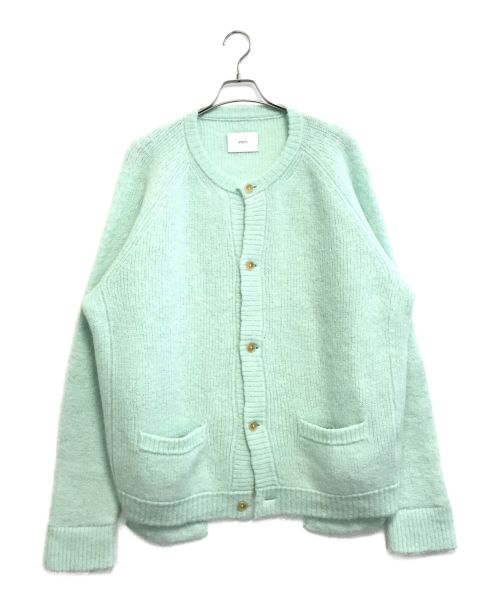 stein（シュタイン）stein (シュタイン) Kid Mohair Cardigan ミント サイズ:Mの古着・服飾アイテム