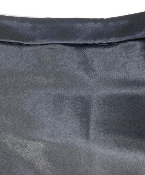 CINOH（チノ）CINOH (チノ) サテンロングスカート ブラック サイズ:Sの古着・服飾アイテム