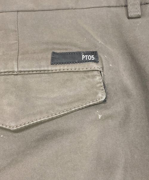 PT05（ピーティーゼロチンクエ）PT05 (ピーティーゼロチンクエ) チノスラックス ブラウン サイズ:81cm (W32)の古着・服飾アイテム