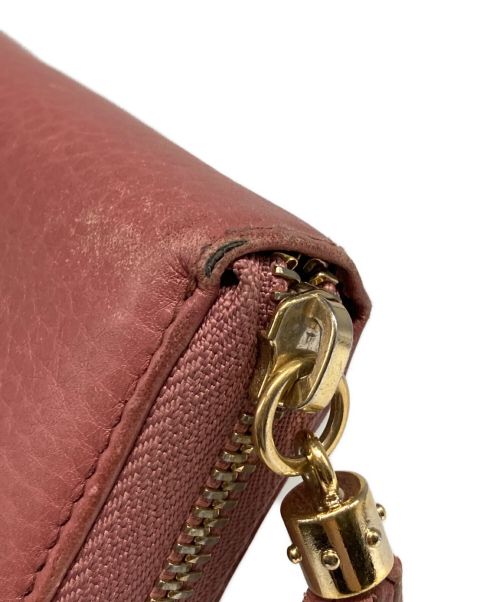 GUCCI（グッチ）GUCCI (グッチ) インターロッキングG長財布 ピンクの古着・服飾アイテム