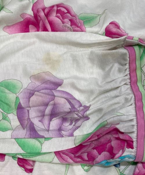 LEONARD（レオナール）LEONARD (レオナール) 総柄ブラウス ホワイト サイズ:Mの古着・服飾アイテム