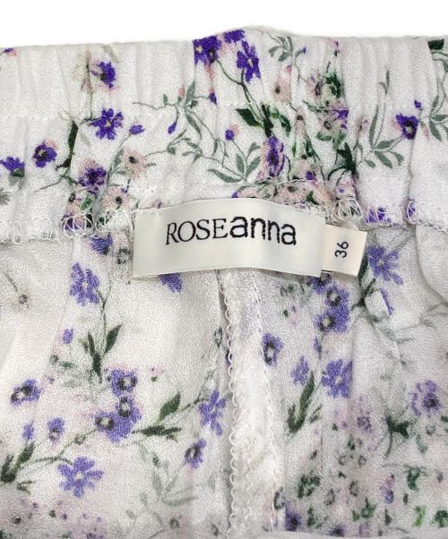 ROSEanna（ローズアンナ）ROSEanna (ローズアンナ) 花柄イージーパンツ ラベンダー サイズ:Sの古着・服飾アイテム