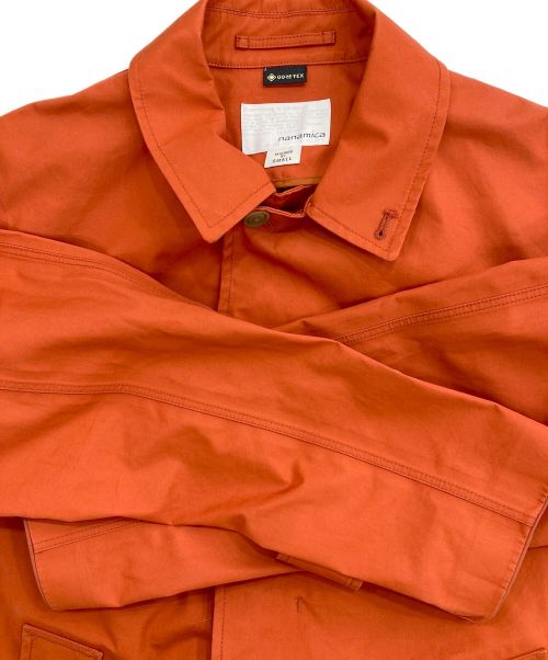 nanamica（ナナミカ）nanamica (ナナミカ) GORE-TEX Soutien Collar Coat/ゴアテックスステンカラーコート オレンジ サイズ:Sの古着・服飾アイテム