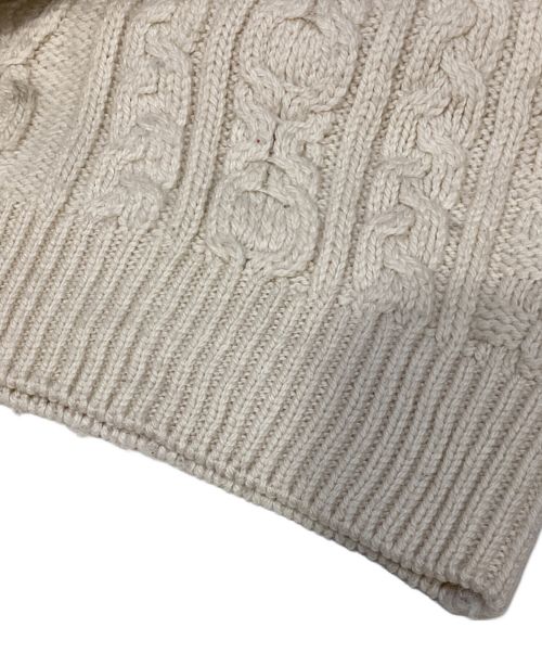 CALLAN（カラン）CALLAN (カラン) アランニット ベージュ サイズ:Lの古着・服飾アイテム