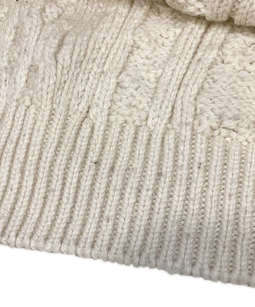 CALLAN（カラン）CALLAN (カラン) アランニット ベージュ サイズ:Lの古着・服飾アイテム