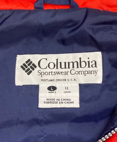 Columbia（コロンビア）Columbia (コロンビア) 中綿アノラックパーカー ネイビー サイズ:Lの古着・服飾アイテム