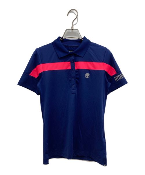 HYDROGEN（ハイドロゲン）HYDROGEN (ハイドロゲン) ゴルフポロシャツ ネイビー サイズ:S 未使用品の古着・服飾アイテム