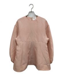 OHGA（オオガ）の古着「ペプラムブラウス」｜ピンク