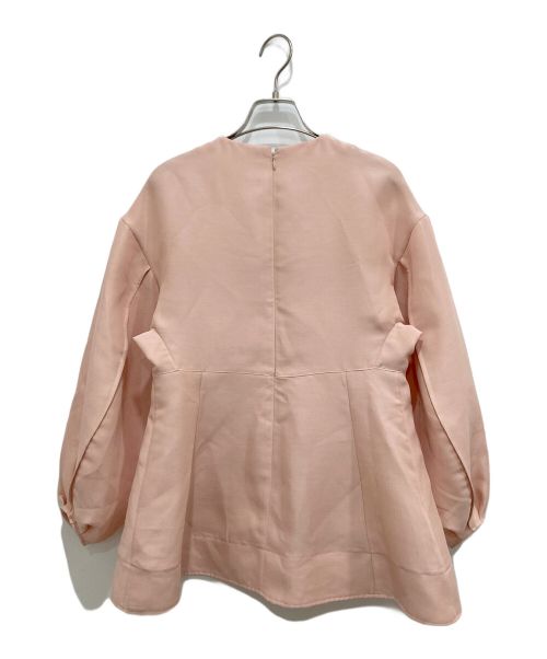 OHGA（オオガ）OHGA (オオガ) ペプラムブラウス ピンク サイズ:Freeの古着・服飾アイテム