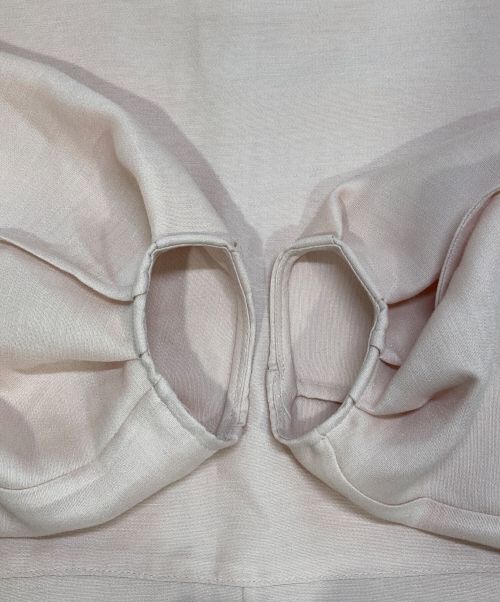 OHGA（オオガ）OHGA (オオガ) ペプラムブラウス ピンク サイズ:Freeの古着・服飾アイテム