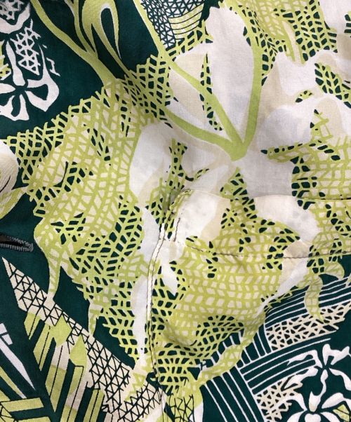 Mc Inerny's（マキナニー）Mc Inerny's (マキナニー) ヴィンテージアロハシャツ 黄緑 サイズ:不明の古着・服飾アイテム