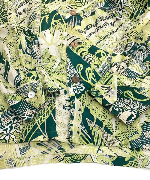 Mc Inerny's（マキナニー）Mc Inerny's (マキナニー) ヴィンテージアロハシャツ 黄緑 サイズ:不明の古着・服飾アイテム