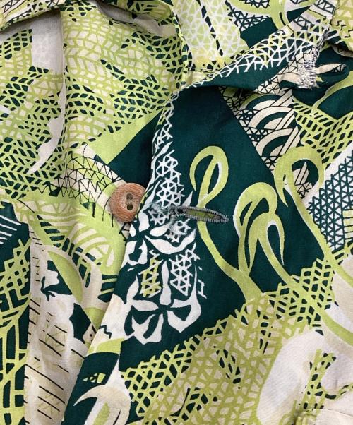 Mc Inerny's（マキナニー）Mc Inerny's (マキナニー) ヴィンテージアロハシャツ 黄緑 サイズ:不明の古着・服飾アイテム