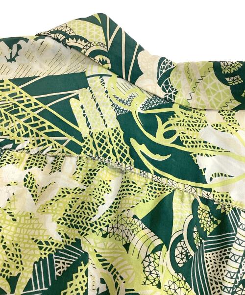 Mc Inerny's（マキナニー）Mc Inerny's (マキナニー) ヴィンテージアロハシャツ 黄緑 サイズ:不明の古着・服飾アイテム