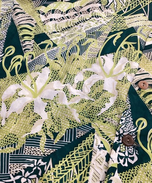 Mc Inerny's（マキナニー）Mc Inerny's (マキナニー) ヴィンテージアロハシャツ 黄緑 サイズ:不明の古着・服飾アイテム