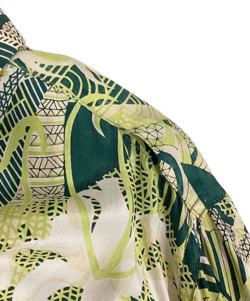 Mc Inerny's（マキナニー）Mc Inerny's (マキナニー) ヴィンテージアロハシャツ 黄緑 サイズ:不明の古着・服飾アイテム