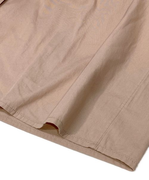 SEEALL（シーオール）SEEALL (シーオール) 比翼シャツワンピース ベージュ サイズ:38の古着・服飾アイテム