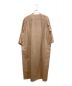 SEEALL (シーオール) 比翼シャツワンピース ベージュ サイズ:38：4000円