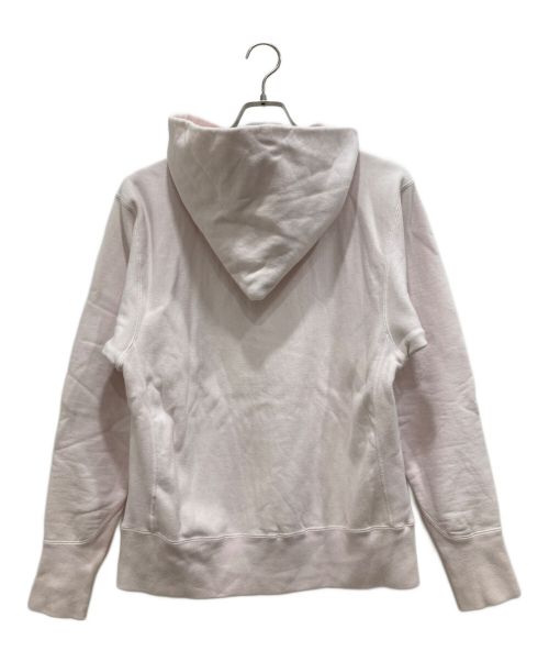 ATON（エイトン）ATON (エイトン) NATURAL GARMENT DYE URAKE HOODIE ピンク サイズ:02の古着・服飾アイテム