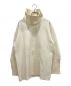 CLANEクラネ）の古着「STAND NECK WIDE TOPS」｜ホワイト
