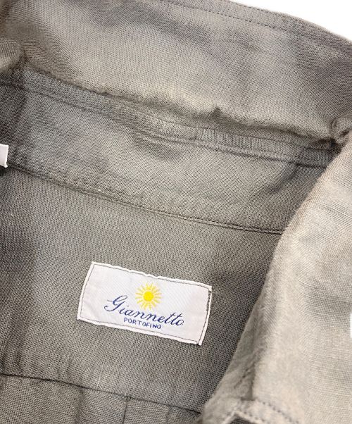 giannetto（ジャンネット）giannetto (ジャンネット) 半袖シャツ オリーブ サイズ:Sの古着・服飾アイテム