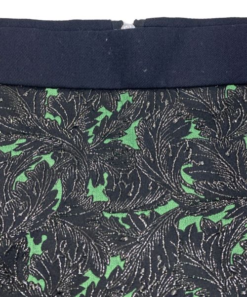 DRAWER（ドゥロワー）DRAWER (ドゥロワー) 刺繍スカート ブラック サイズ:Mの古着・服飾アイテム