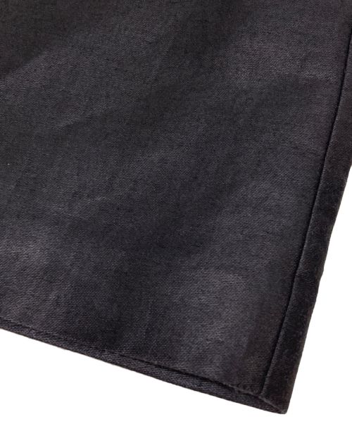 DRAWER（ドゥロワー）DRAWER (ドゥロワー) コーティングスカート ブラック サイズ:Sの古着・服飾アイテム