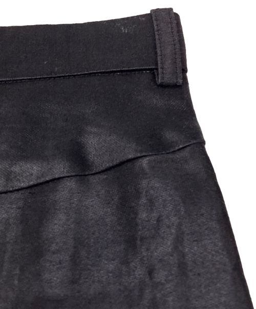DRAWER（ドゥロワー）DRAWER (ドゥロワー) コーティングスカート ブラック サイズ:Sの古着・服飾アイテム