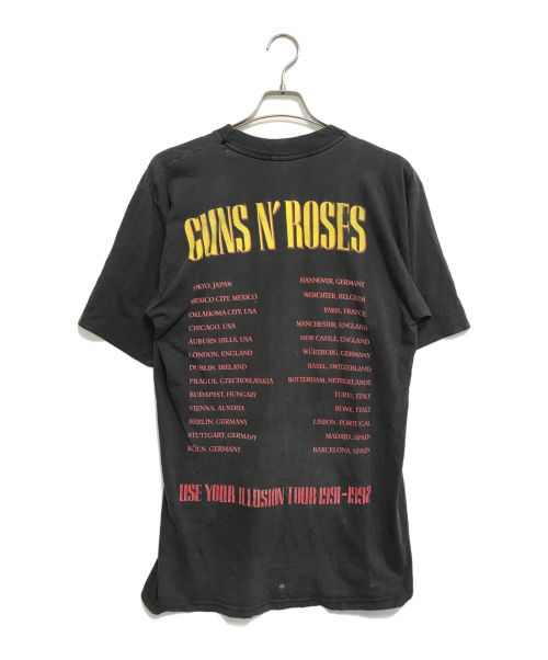 バンドTシャツ（バンドTシャツ）バンドTシャツ (バンドTシャツ) 90s GUNS N ROSES(ガンズ・アンド・ローゼズ) バンドTシャツ ブラック サイズ:不明の古着・服飾アイテム