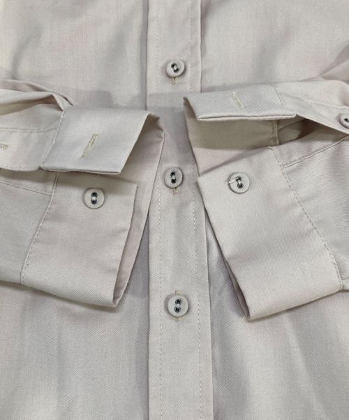 SOEJU（ソージュ）SOEJU (ソージュ) バンドカラーシャツワンピース ピンクベージュ サイズ:Freeの古着・服飾アイテム