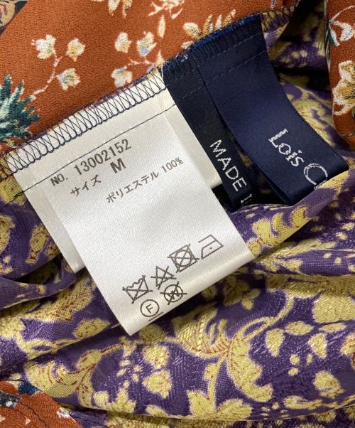 Lois CRAYON（ロイスクレヨン）Lois CRAYON (ロイスクレヨン) 総柄ノースリーブワンピース マルチカラー サイズ:Mの古着・服飾アイテム