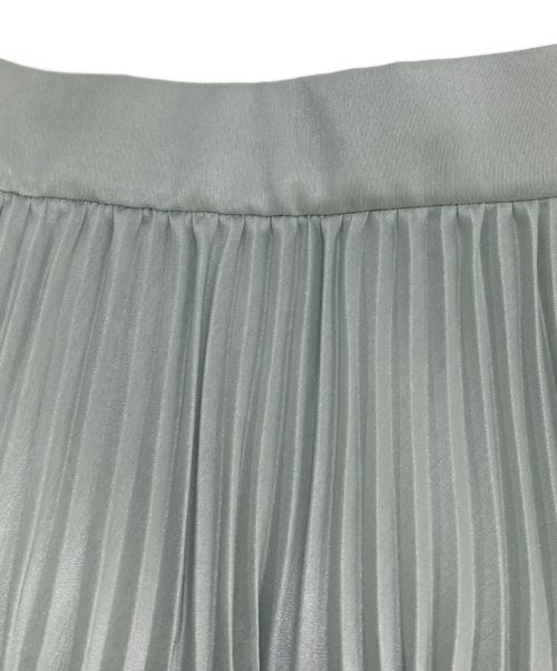uncrave（アンクレイヴ）uncrave (アンクレイヴ) シアープリーツスカート ライトグリーンの古着・服飾アイテム