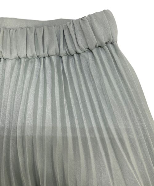 uncrave（アンクレイヴ）uncrave (アンクレイヴ) シアープリーツスカート ライトグリーンの古着・服飾アイテム