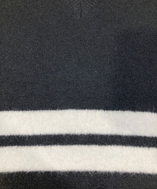 stussy（ステューシー）stussy (ステューシー) BRUSHED MOHAIR VEST ブラック サイズ:Lの古着・服飾アイテム