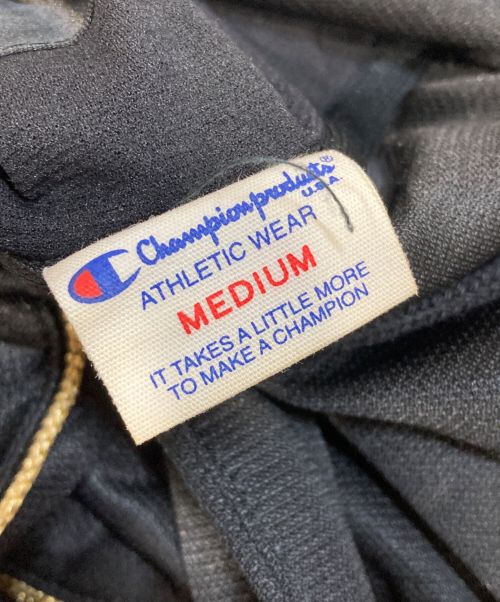 Champion（チャンピオン）Champion (チャンピオン) DRESS CAMP (ドレスキャンプ) フーデッドトラックジャケット ブラック サイズ:Mの古着・服飾アイテム