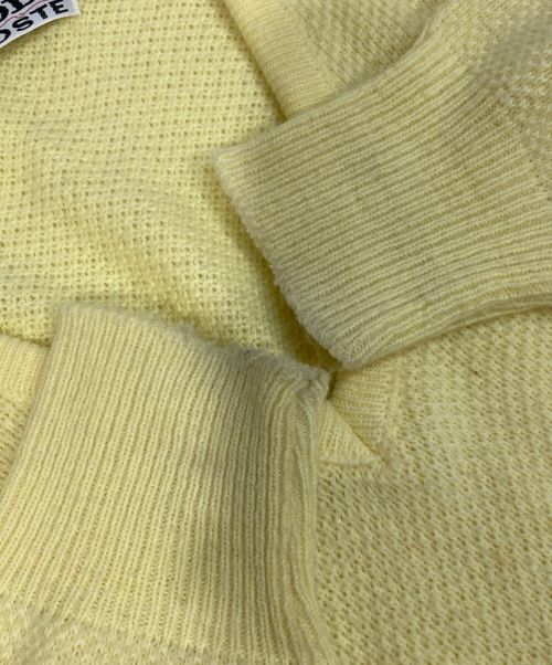 LACOSTE（ラコステ）LACOSTE (ラコステ) Vネックニット レモンイエロー サイズ:参考サイズ参照の古着・服飾アイテム
